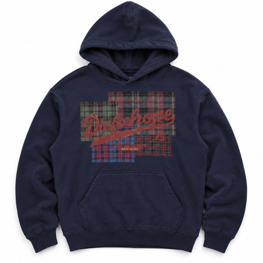 PLAIDED HOODIE(NEW)